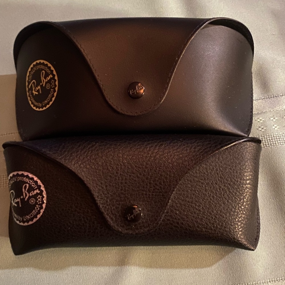 Two NWOT Ray-Ban Black Sunglass Cases